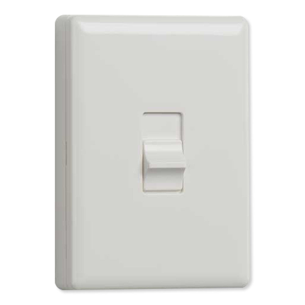 Ecolink Z-Wave Plus Wireless Motorized Single Toggle Light Switch-Single