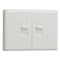 Ecolink Z-Wave Plus Wireless Motorized Dual Toggle Light Switch