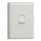 Ecolink Z-Wave Plus Wireless Motorized Single Toggle Light Switch-Single