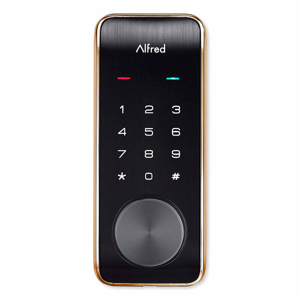 Alfred DB2-B Smart Lock Touchscreen Deadbolt, Bluetooth, with Key