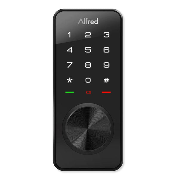 Alfred DB1 Smart Lock Touchscreen Deadbolt, Bluetooth, with Key Override