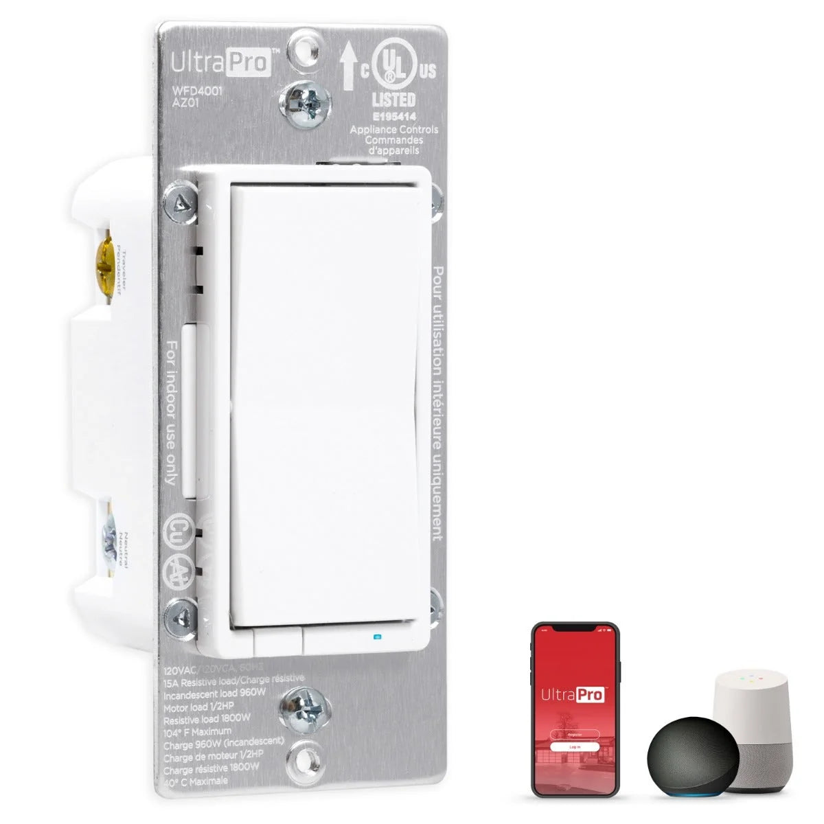 GE/Jasco/Enbrighten WiFi Wireless Lighting Control 3-Way Dimmer Kit