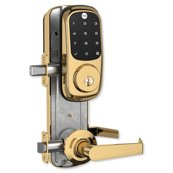 Yale Z-Wave Assure Interconnected Lockset with Touchscreen Deadbolt, Augusta Lever, Left Handed