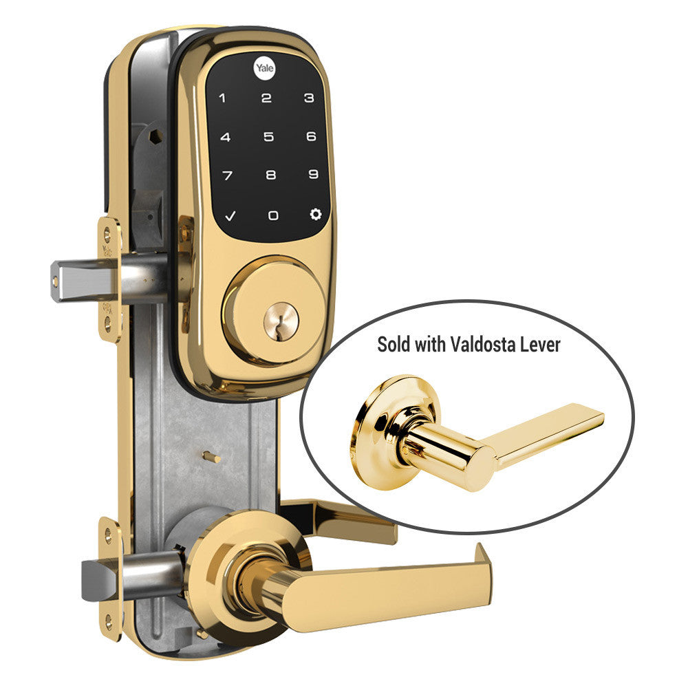 Yale Z-Wave Assure Interconnected Lockset with Touchscreen Deadbolt, Valdosta Lever, Right Handed