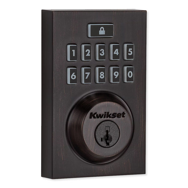 Kwikset SmartCode 914 Zigbee Contemporary Deadbolt with Home Connect