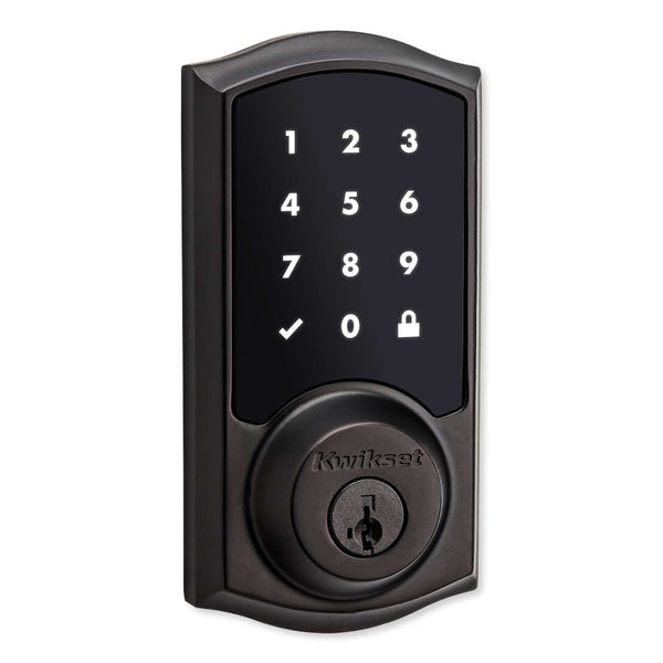 Kwikset SmartCode 916 Z-Wave Plus Traditional Touchscreen Deadbolt with Home Connect, Gen5