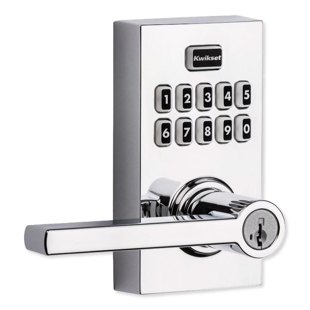 Kwikset SmartCode 917 Series Electronic Halifax Lever – Z-Wave Outlet