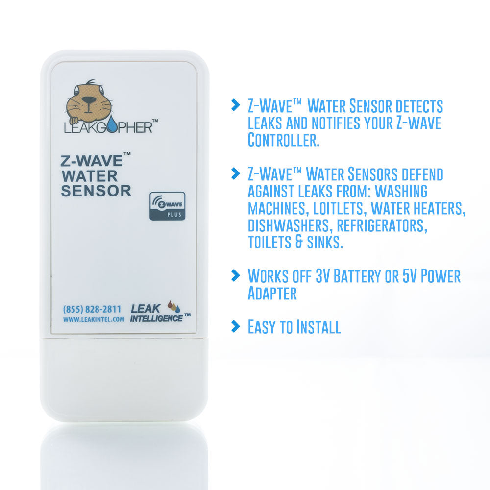 Leak Intel Leak Gopher Z-Wave Plus Water Sensor – Z-Wave Outlet